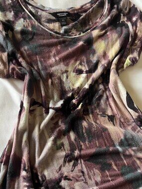 Simply Vera Vera Wang Abstract Floral Tee